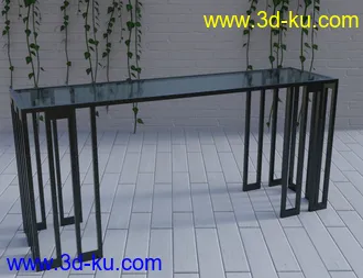 Glass Table Collection for Iray模型的图片31