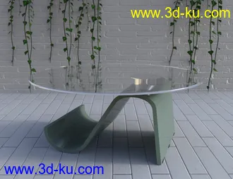 Glass Table Collection for Iray模型的图片33