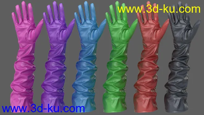 Glove-a-Licious for Genesis 8 Female(s) and FBX模型的图片5
