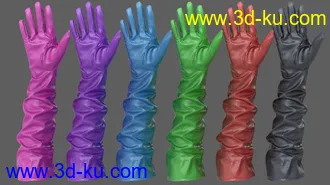 3D打印模型Glove-a-Licious for Genesis 8 Female(s) and FBX的图片