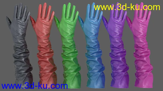 Glove-a-Licious for Genesis 8 Female(s) and FBX模型的图片6