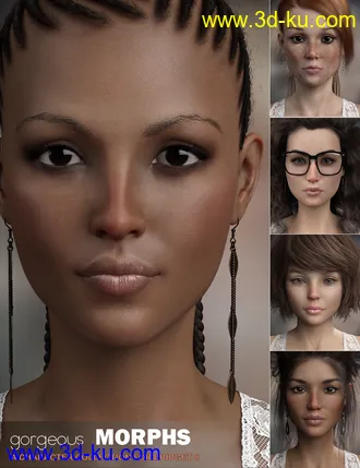 3D打印模型Gorgeous Morphs for Bridget 8的图片