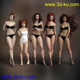 3D打印模型Gorgeous Morphs for Tasha 8的图片
