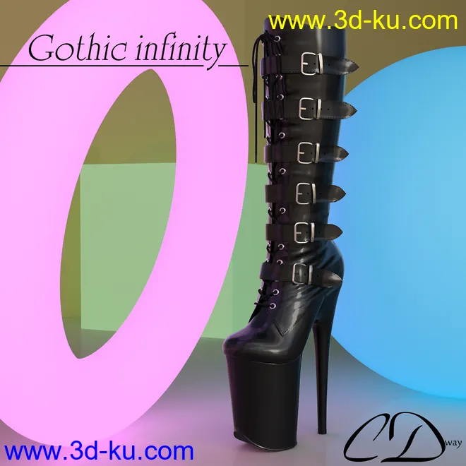 Gothic infinity for genesis 2 female and genesis 3 female模型的图片1