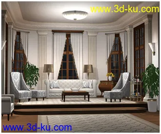 3D打印模型Grand Salon的图片