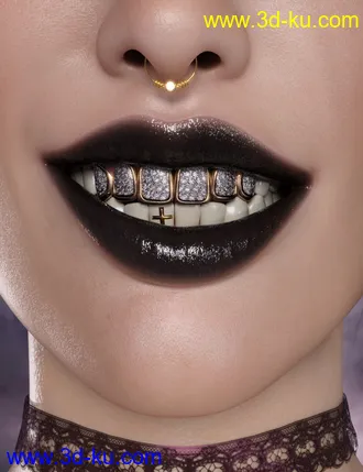 3D打印模型Grillz for Genesis 8的图片