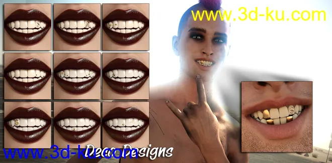 Grillz for Genesis 8模型的图片5