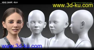 Growing Up Faces for Genesis 3 & 8 Female(s)模型的图片9