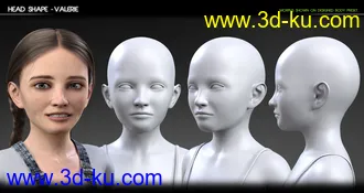 3D打印模型Growing Up Faces for Genesis 3 & 8 Female(s)的图片
