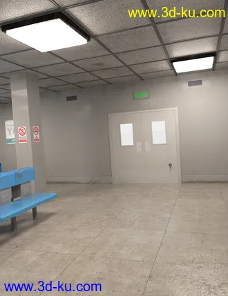 3D打印模型Grungy Waiting Room的图片