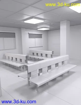 3D打印模型Grungy Waiting Room的图片