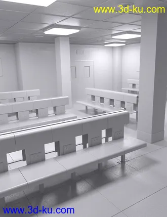 3D打印模型Grungy Waiting Room的图片