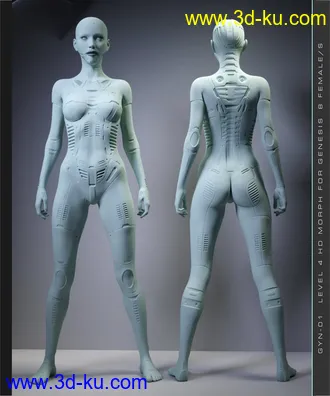 3D打印模型GYN-01 for Genesis 8 Female(s)的图片
