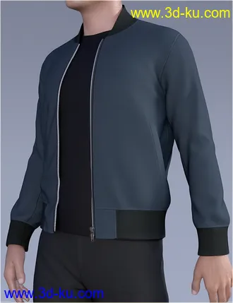3D打印模型H&C dForce Basic Jacket Outfit for Genesis 8 Male(s)的图片