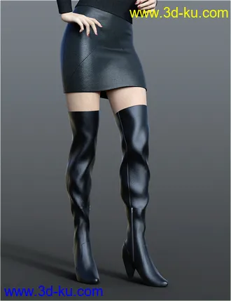 3D打印模型H&C Trench Coat Outfit for Genesis 8 Female(s)的图片