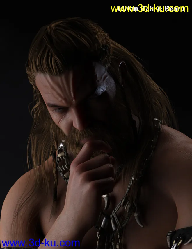 Hair Converter from Genesis 3 Male to Genesis 8 Male模型的图片7