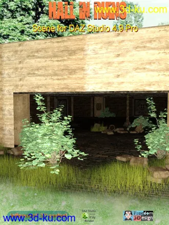 3D打印模型Hall In Ruins的图片