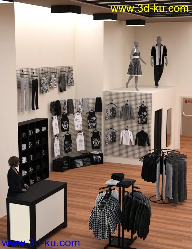 Hang It Up Storefront and Storefront Fillers模型的图片1