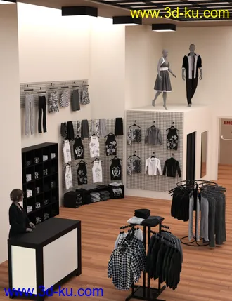 3D打印模型Hang It Up Storefront and Storefront Fillers的图片