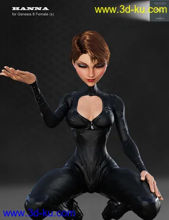 3D打印模型Hanna for Genesis 8 Female的图片