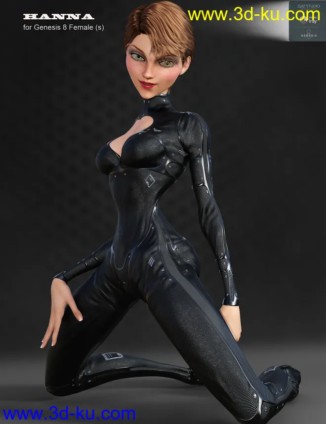 Hanna for Genesis 8 Female模型的图片2