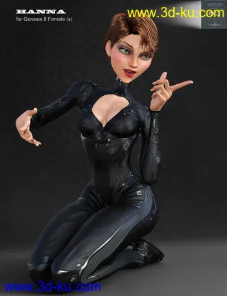 3D打印模型Hanna for Genesis 8 Female的图片