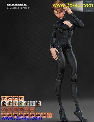3D打印模型Hanna for Genesis 8 Female的图片