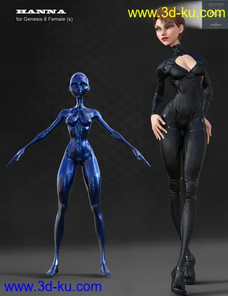 3D打印模型Hanna for Genesis 8 Female的图片
