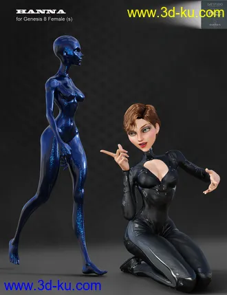 3D打印模型Hanna for Genesis 8 Female的图片