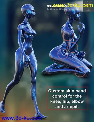 3D打印模型Hanna for Genesis 8 Female的图片