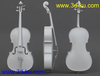 3D打印模型HD Cello and Poses for Genesis 8的图片
