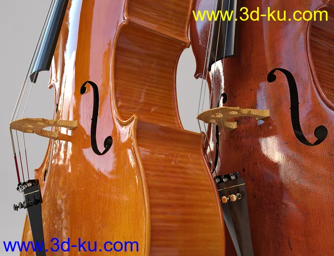 HD Cello and Poses for Genesis 8模型的图片7