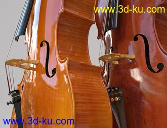 3D打印模型HD Cello and Poses for Genesis 8的图片