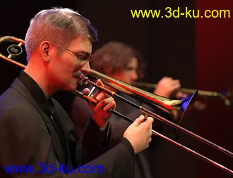 3D打印模型HD Trombone and Poses for Genesis 8的图片