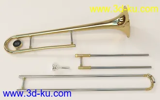 3D打印模型HD Trombone and Poses for Genesis 8的图片