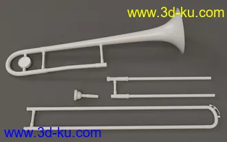 3D打印模型HD Trombone and Poses for Genesis 8的图片
