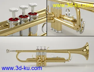3D打印模型HD Trumpet and Poses for Genesis 8的图片