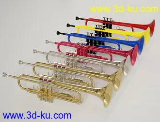 3D打印模型HD Trumpet and Poses for Genesis 8的图片