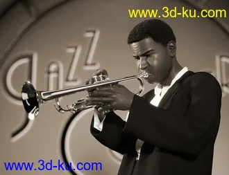 3D打印模型HD Trumpet and Poses for Genesis 8的图片