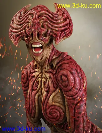 3D打印模型Hell Ambassador HD for Genesis 8 Female的图片