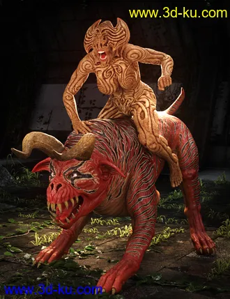 3D打印模型Hell Ambassador HD for Genesis 8 Female的图片