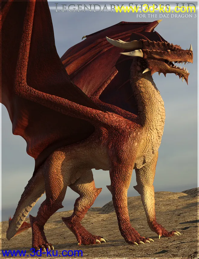HFS Legendary Shapes HD for Daz Dragon 3模型的图片1