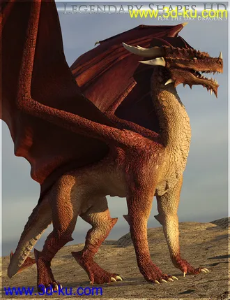 3D打印模型HFS Legendary Shapes HD for Daz Dragon 3的图片