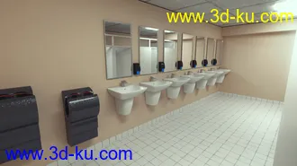 3D打印模型High School Bathroom的图片