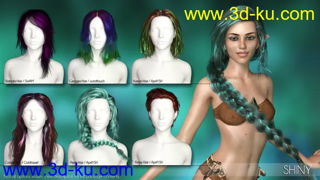 Hinky's Hair Salon Shaders模型的图片4