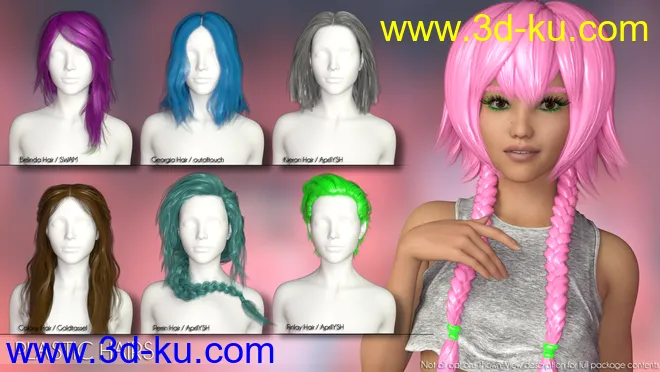 Hinky's Hair Salon Shaders模型的图片10