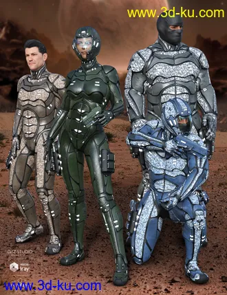3D打印模型Hydron Suit Expansion Pack的图片