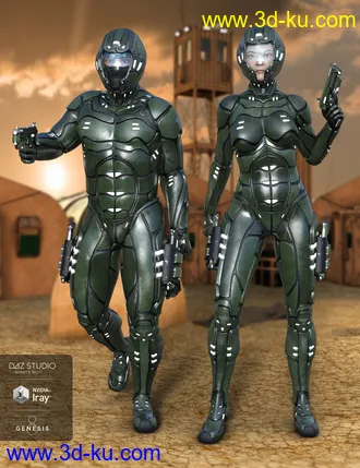 3D打印模型Hydron Suit Expansion Pack的图片