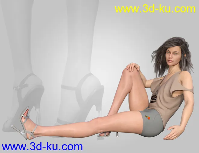 I Love High Heels, Poses and Shoes for Genesis 8 Female(s)模型的图片8