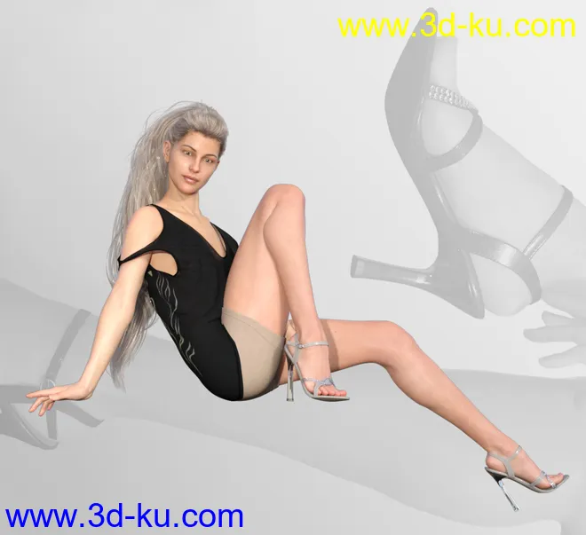 I Love High Heels, Poses and Shoes for Genesis 8 Female(s)模型的图片9